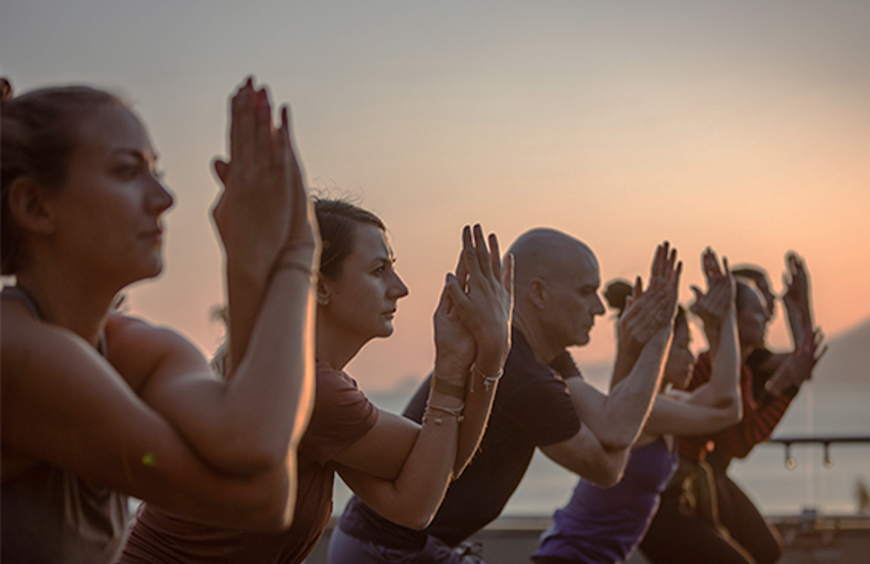 ifc mall x PURE Sunset Outdoor Yoga