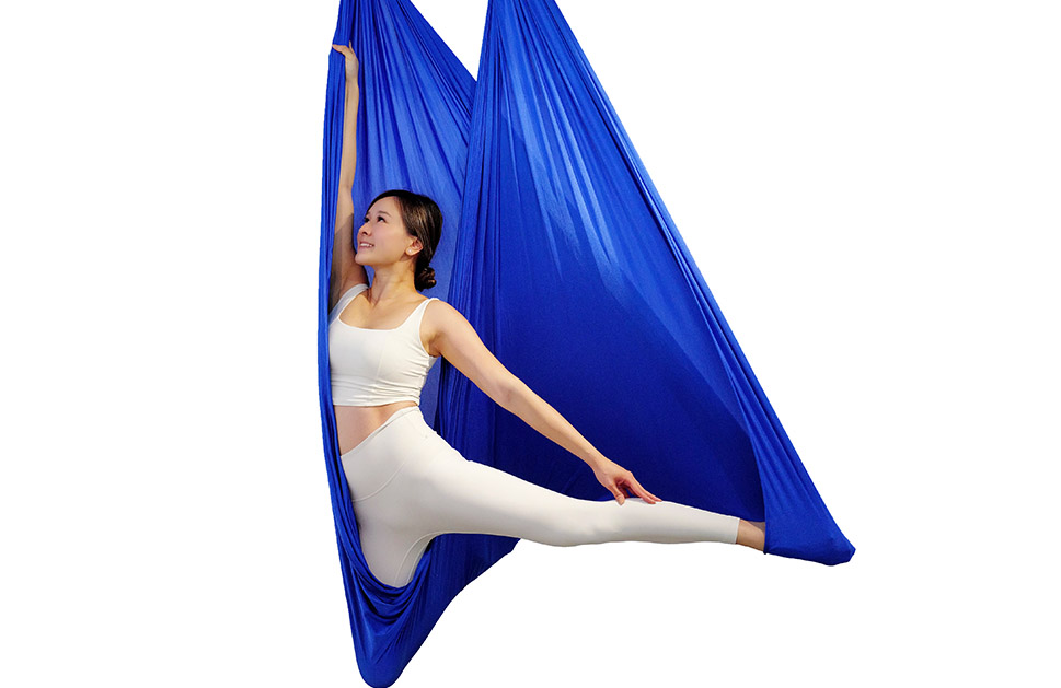 空中瑜伽初學者工作坊，由 Pag Kwong 指導