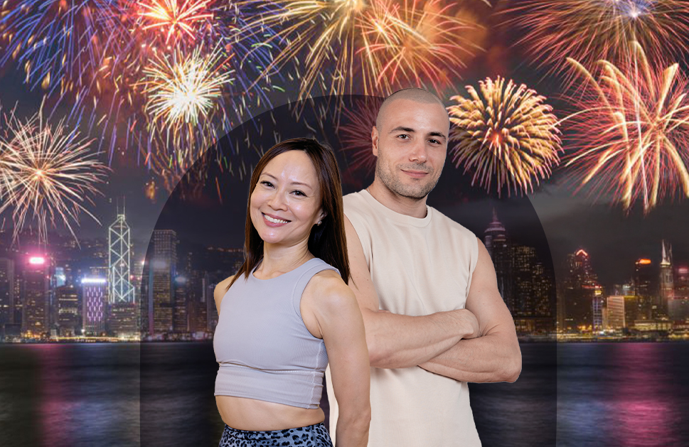 跨年煙火慶典 : 銅鑼浴及舞蹈表演，由 Martina & Luigi 指導