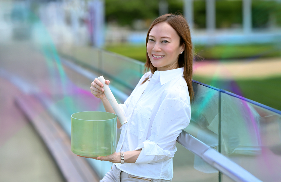 石英與聲音療癒：水晶頌缽精要課程由 Martina Lee 指導