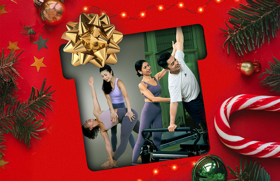 Wellness Unwrapped: Private Yoga or Private Pilates 'Merry Mindfulness' Gift Set