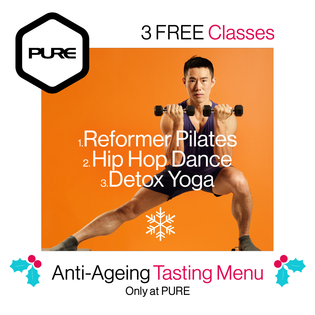 逆齡煥活組合: 器械普拉提, 嘻哈舞蹈, 排毒瑜伽